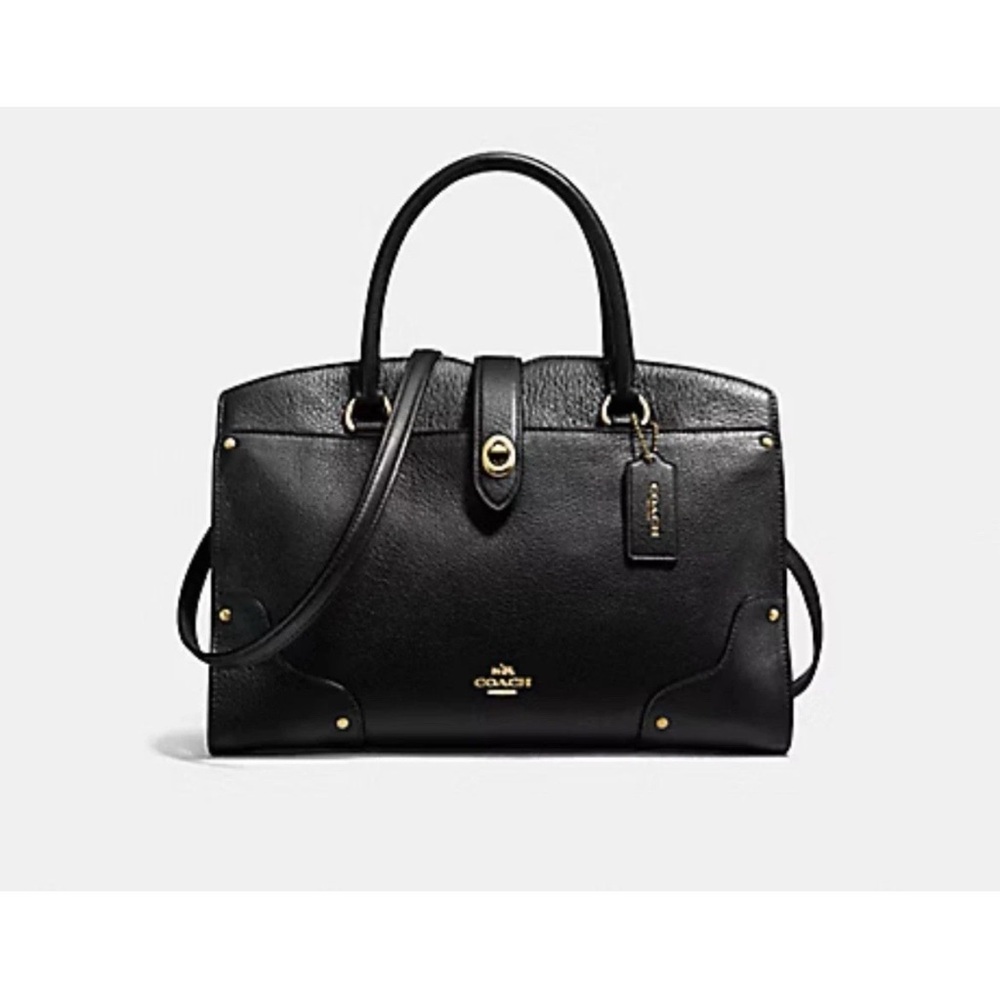 Coach Black Satchel Bag
